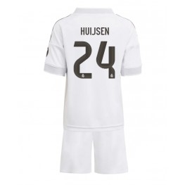 Real Madrid Dean Huijsen #24 Thuis tenue Kids 2025-26 Korte Mouw (+ Korte broeken)
